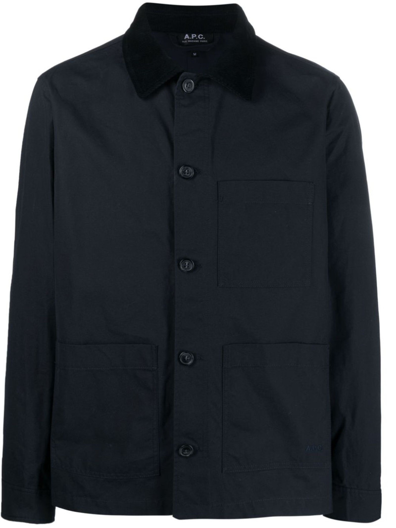 corduroy-collar shirt jacket 1