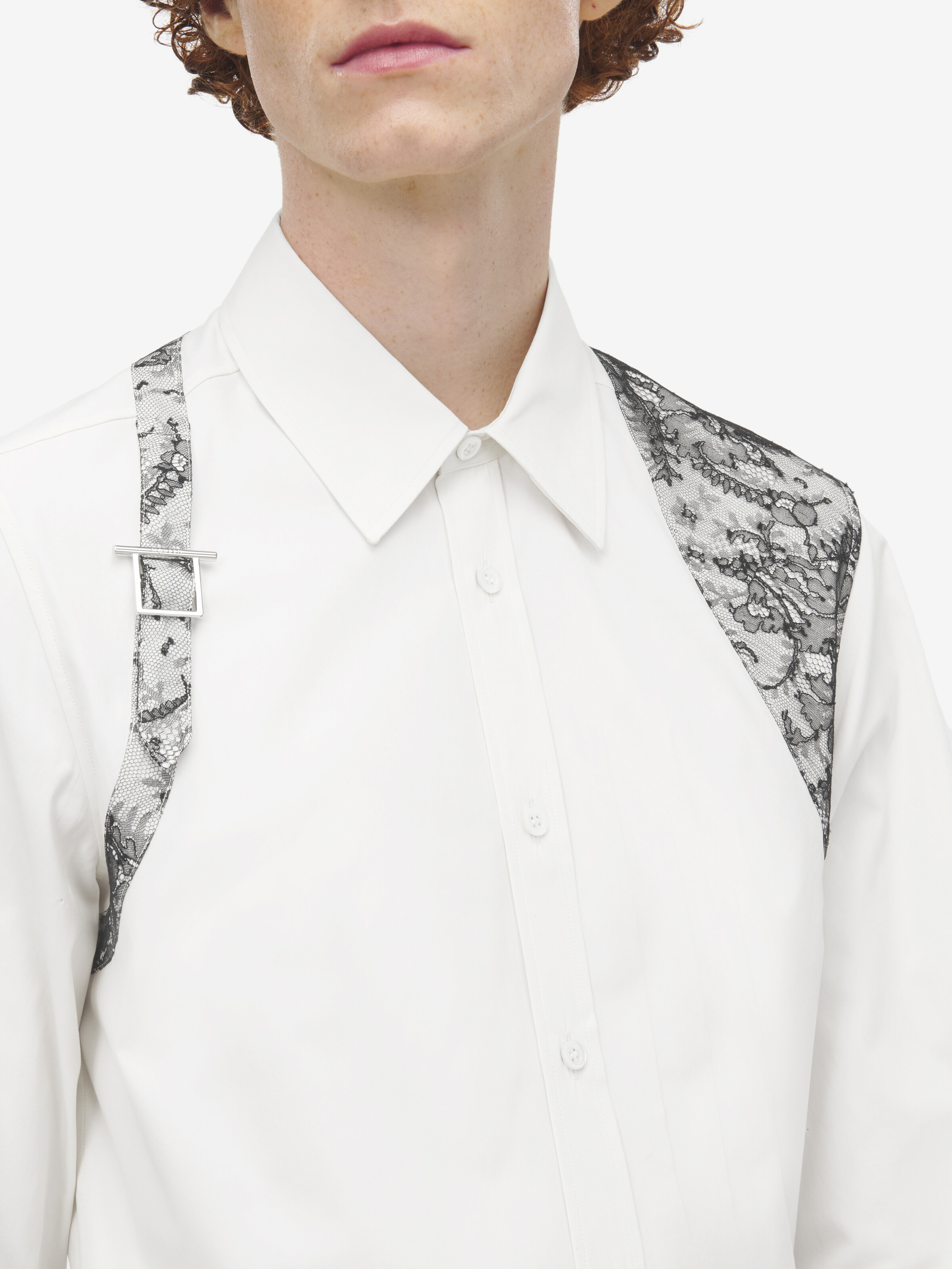 Floral Lace Harness Shirt - 6