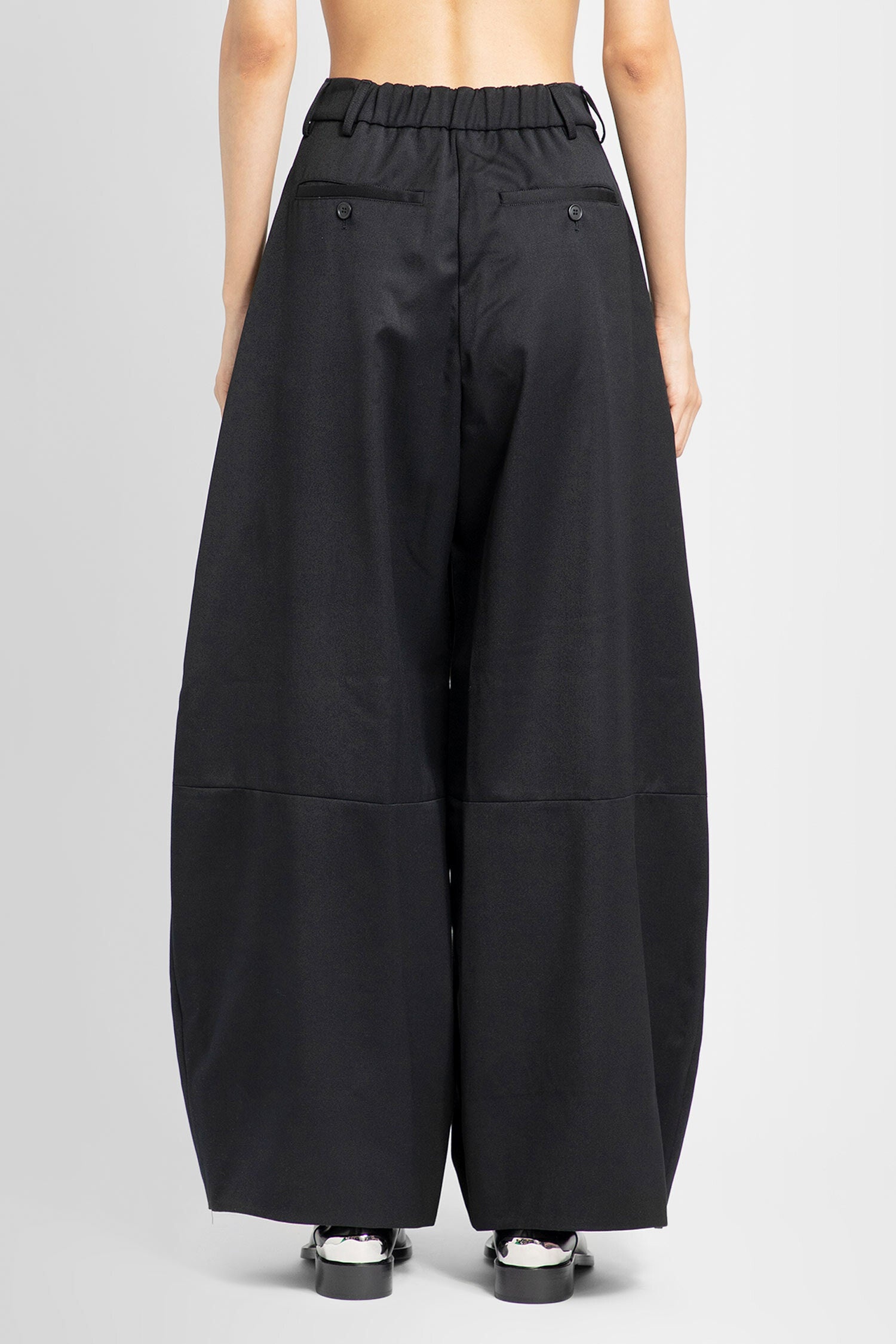 SIMONE ROCHA WOMAN BLACK TROUSERS - 4