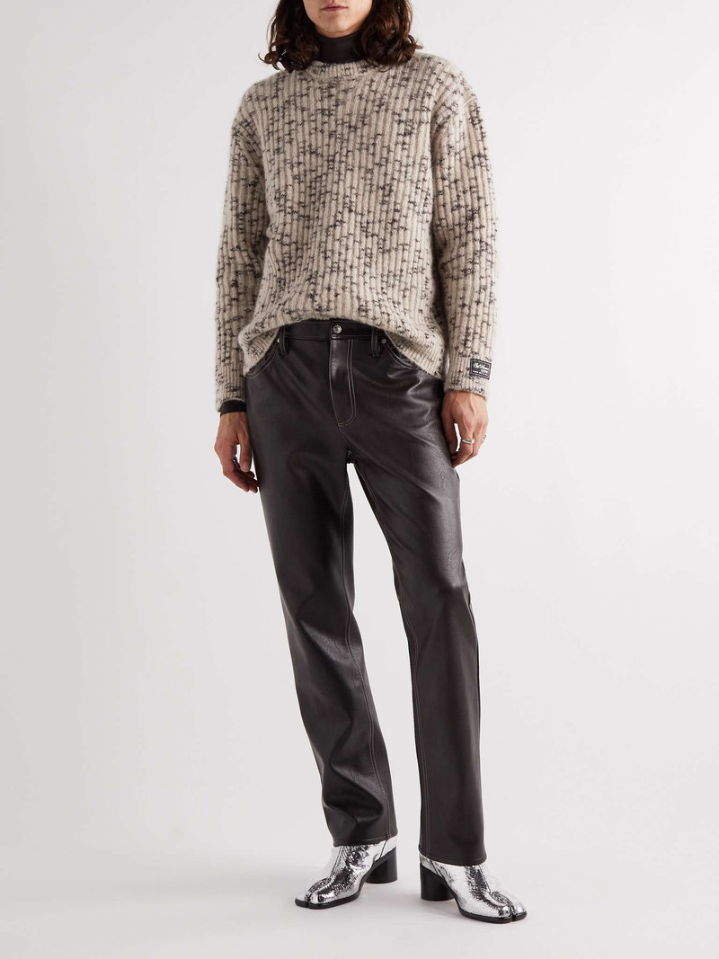 Raf Simons Space-Dyed Ribbed-Knit Sweater outlook