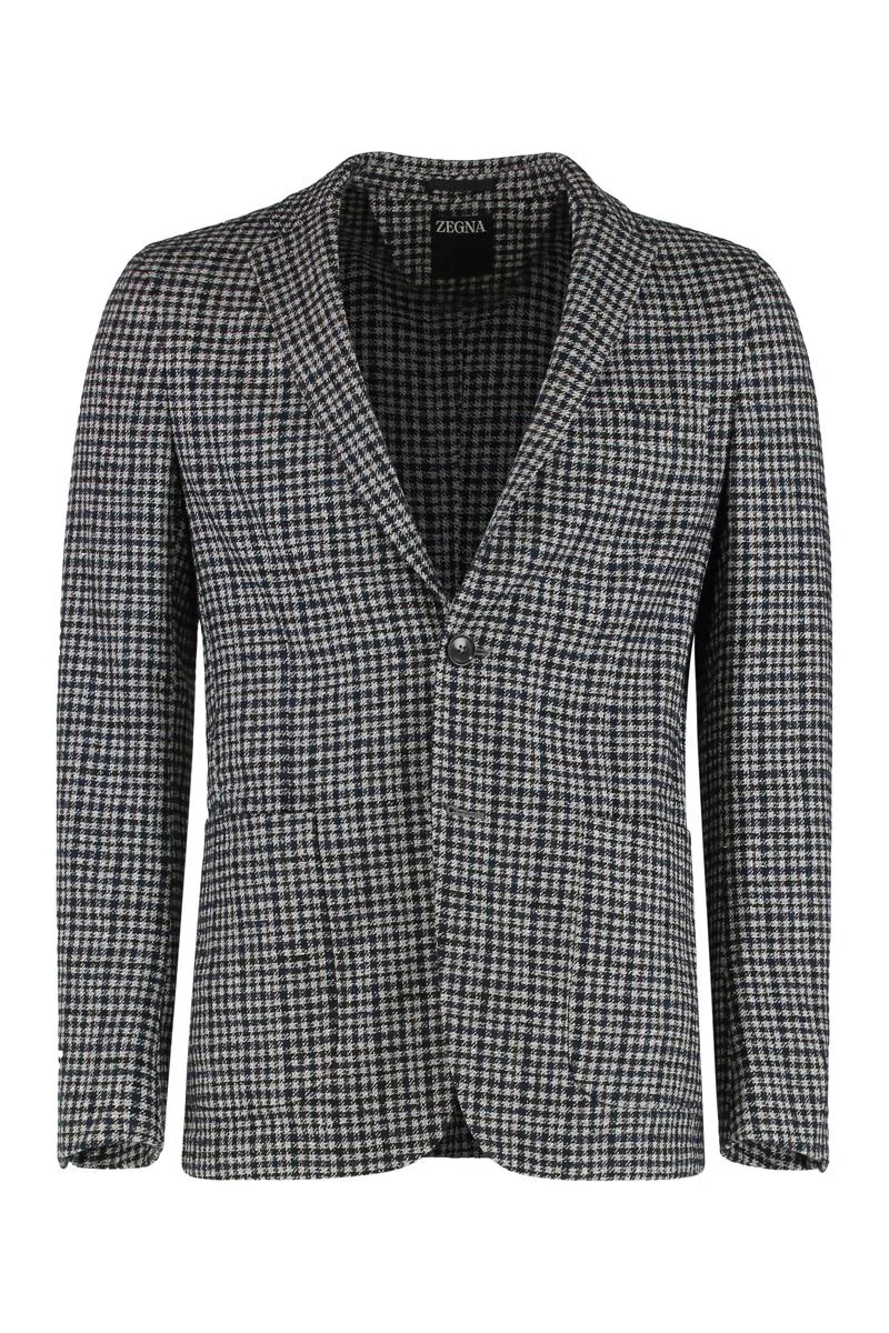 Zegna Blazer In A Wool Blend - 1