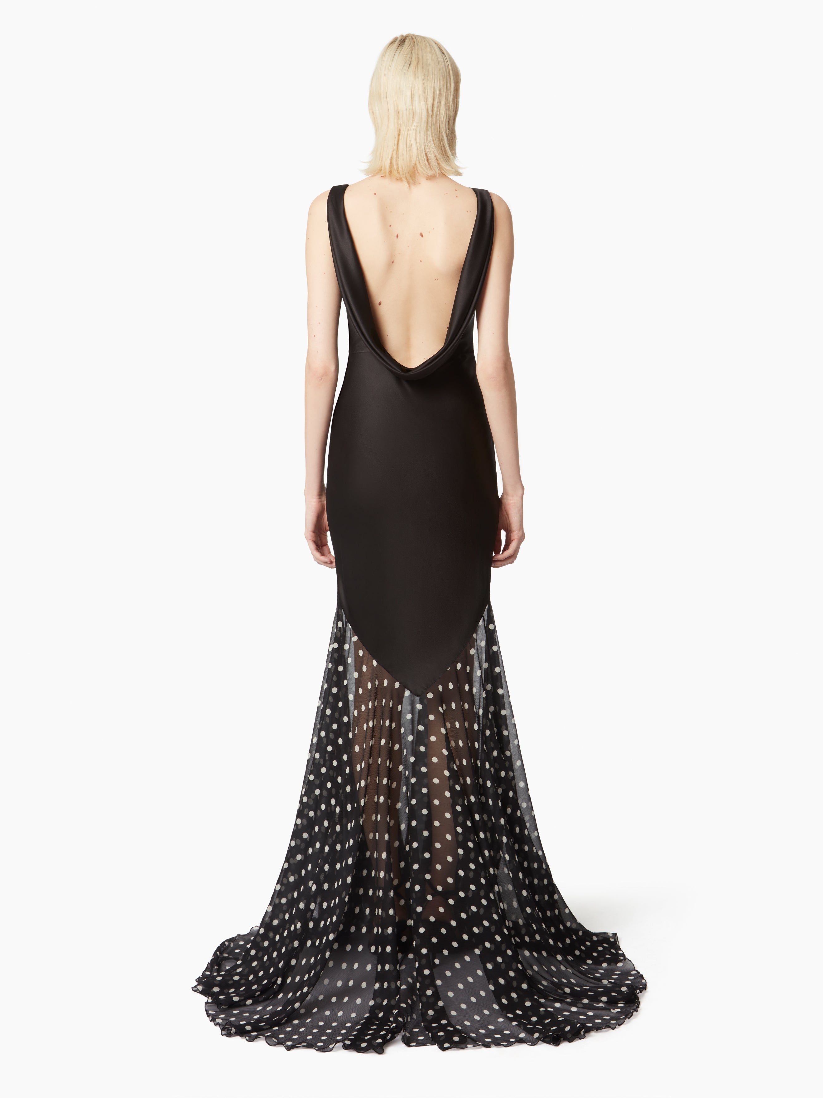 MERMAID DRESS WITH OPEN BACK - 6