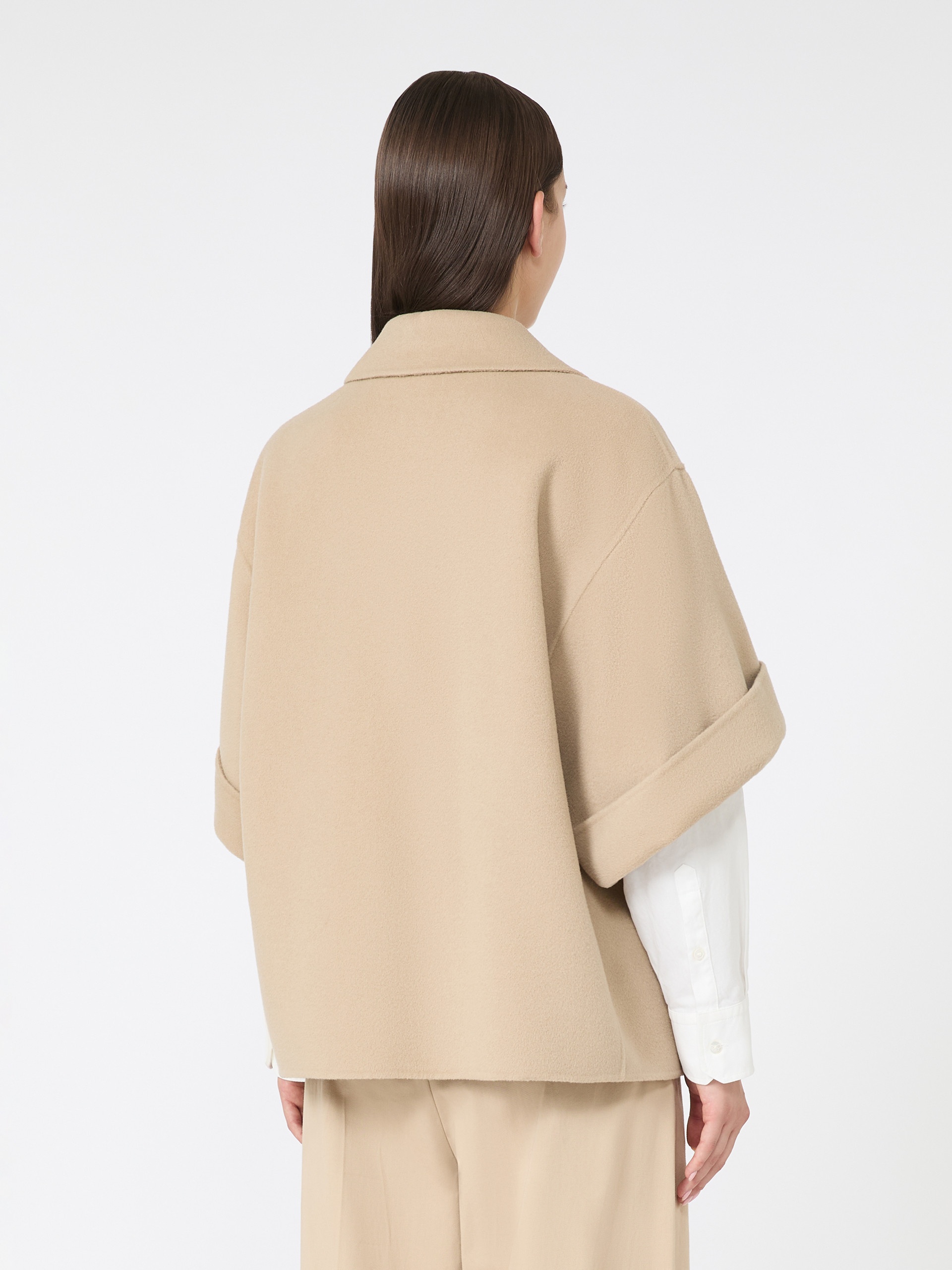 PERA Short wool broadcloth coat - 4