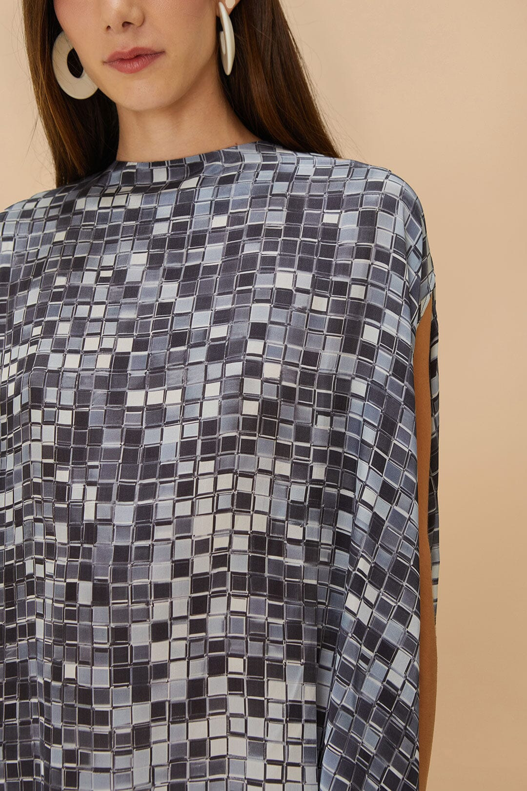 Disco Ball Sleeveless Midi Dress - 3