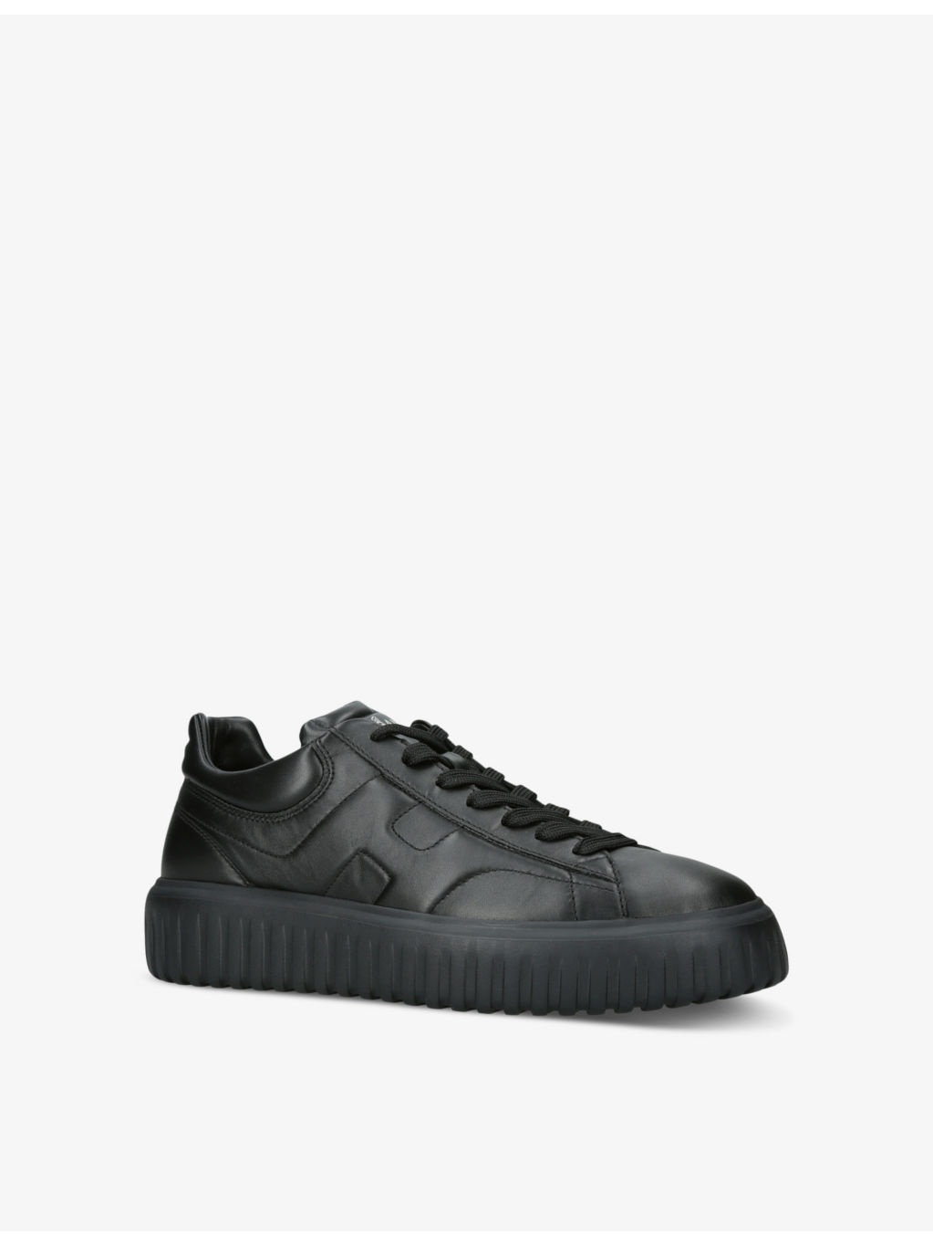 H-Stripes branded leather low-top trainers - 3