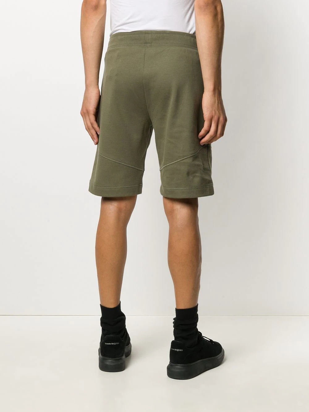 elasticated jogger shorts - 8