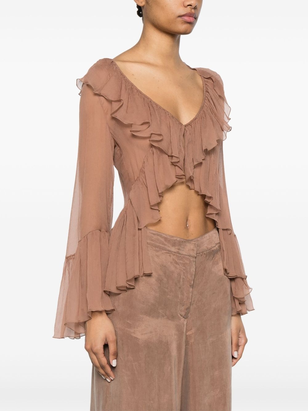 ruffled blouse - 3