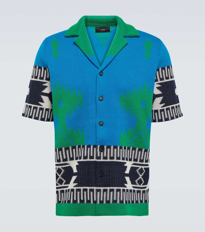Jacquard cotton shirt - 1