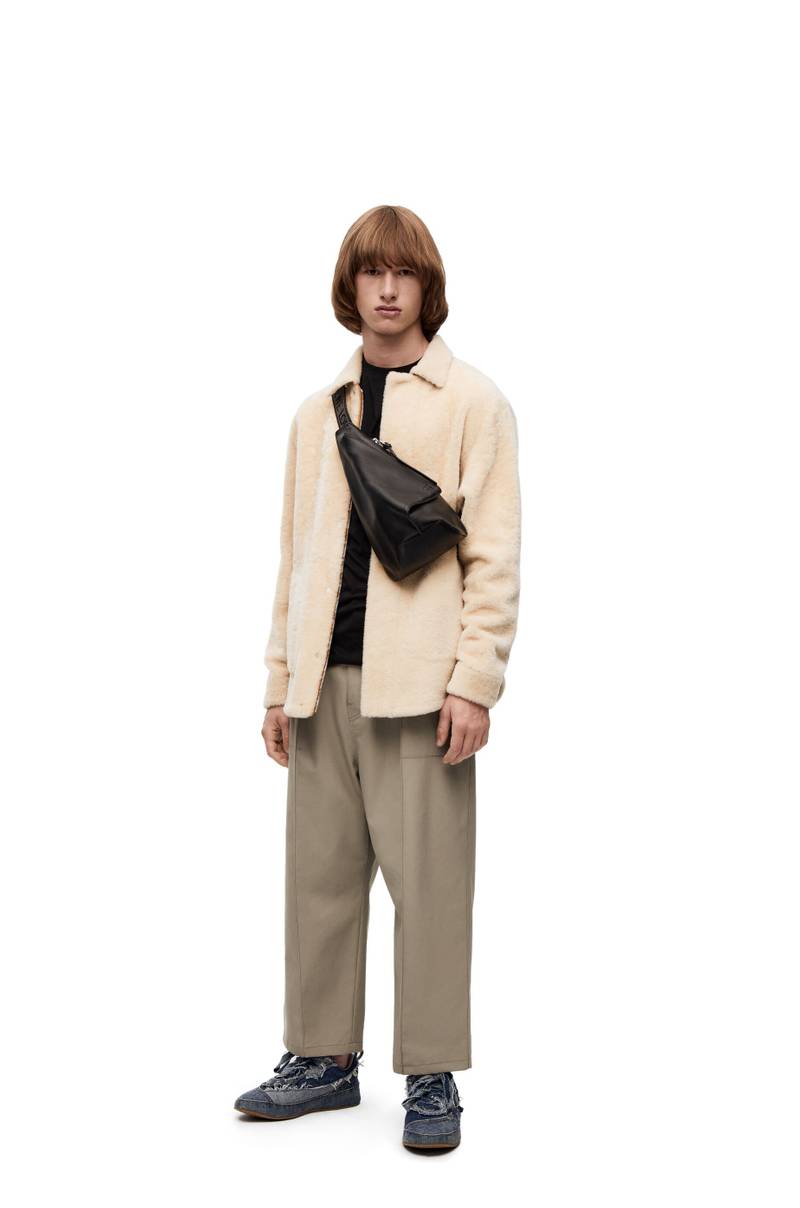 Loewe Anton Sling in supple smooth calf and jacquard outlook
