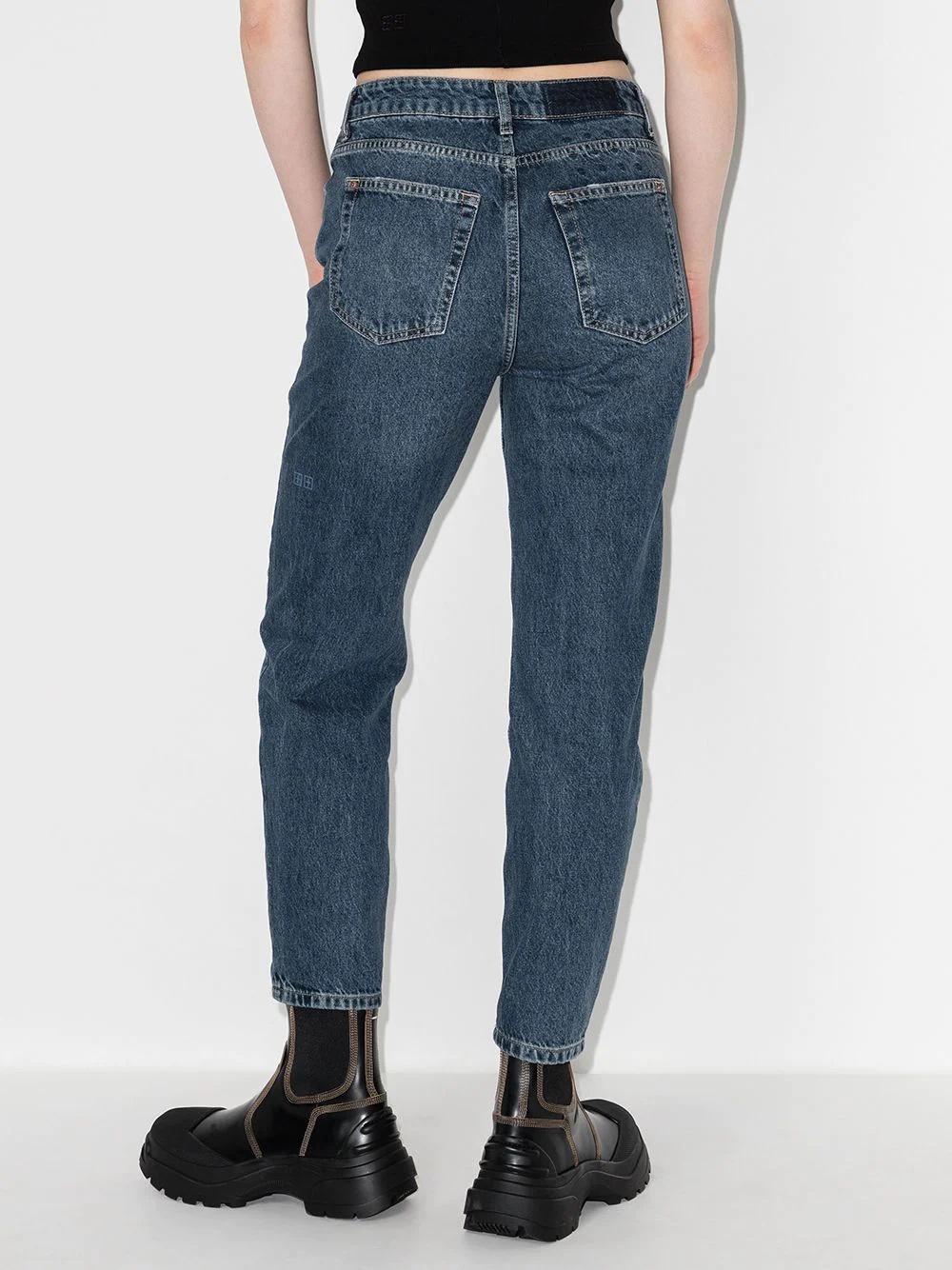 Pointed tapered leg jeans - 5