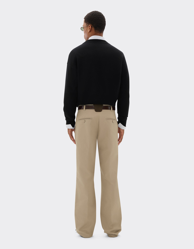Jumper in wool and cashmere with logo 4