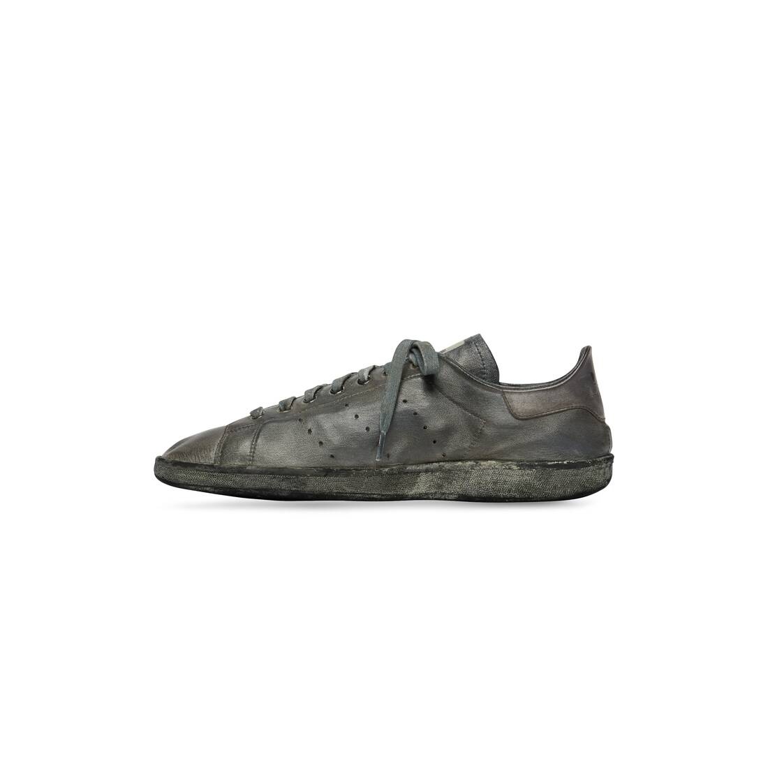 Women's Balenciaga / Adidas Stan Smith Worn-out Sneaker in Black - 8