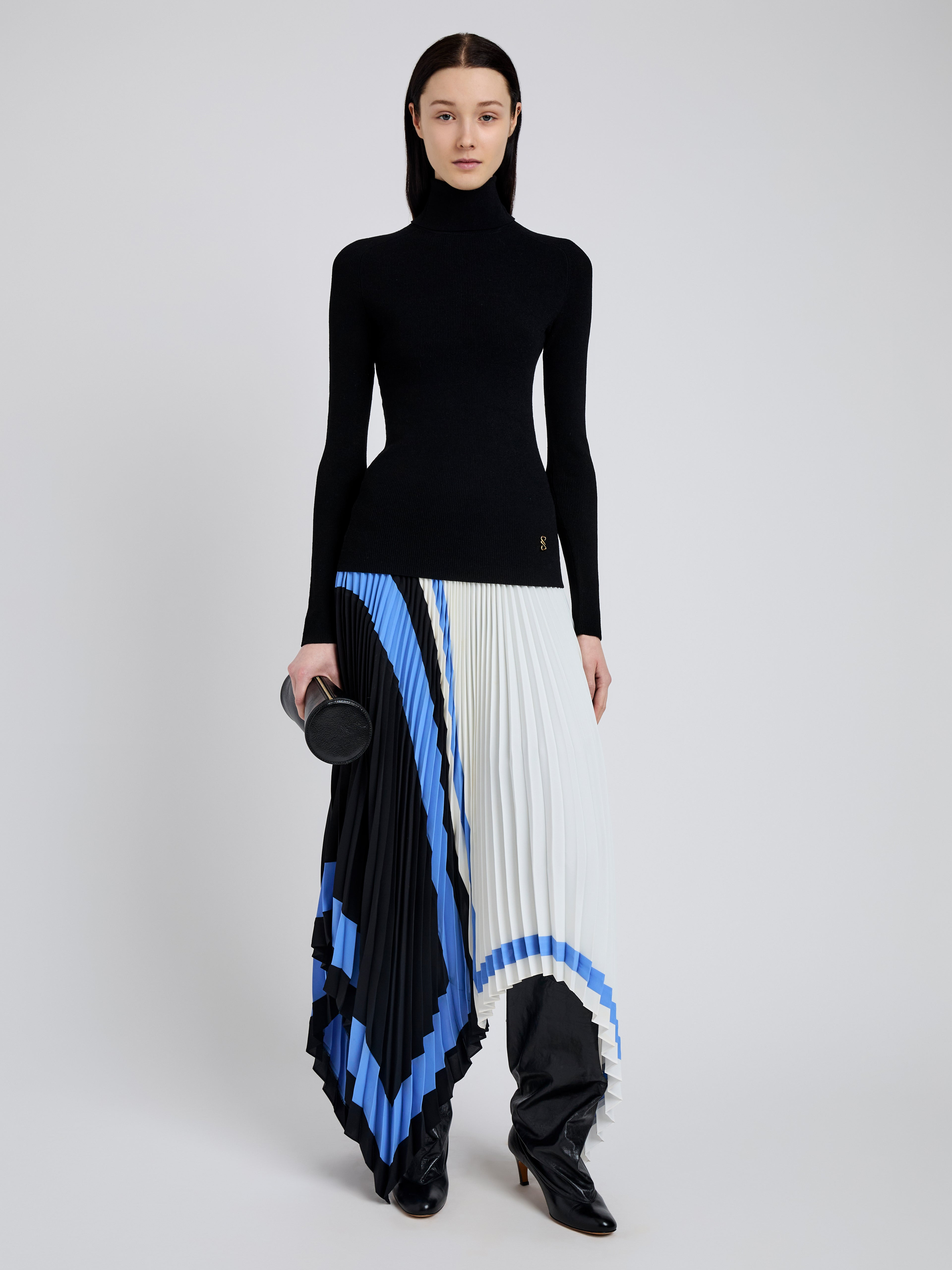 Emilia Skirt in Technical Crepe - 2