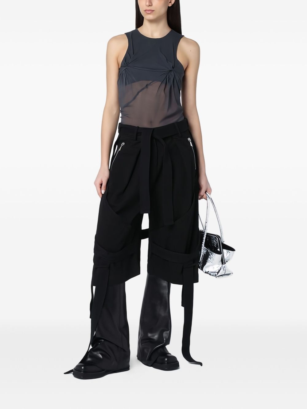 silk tank top - 2