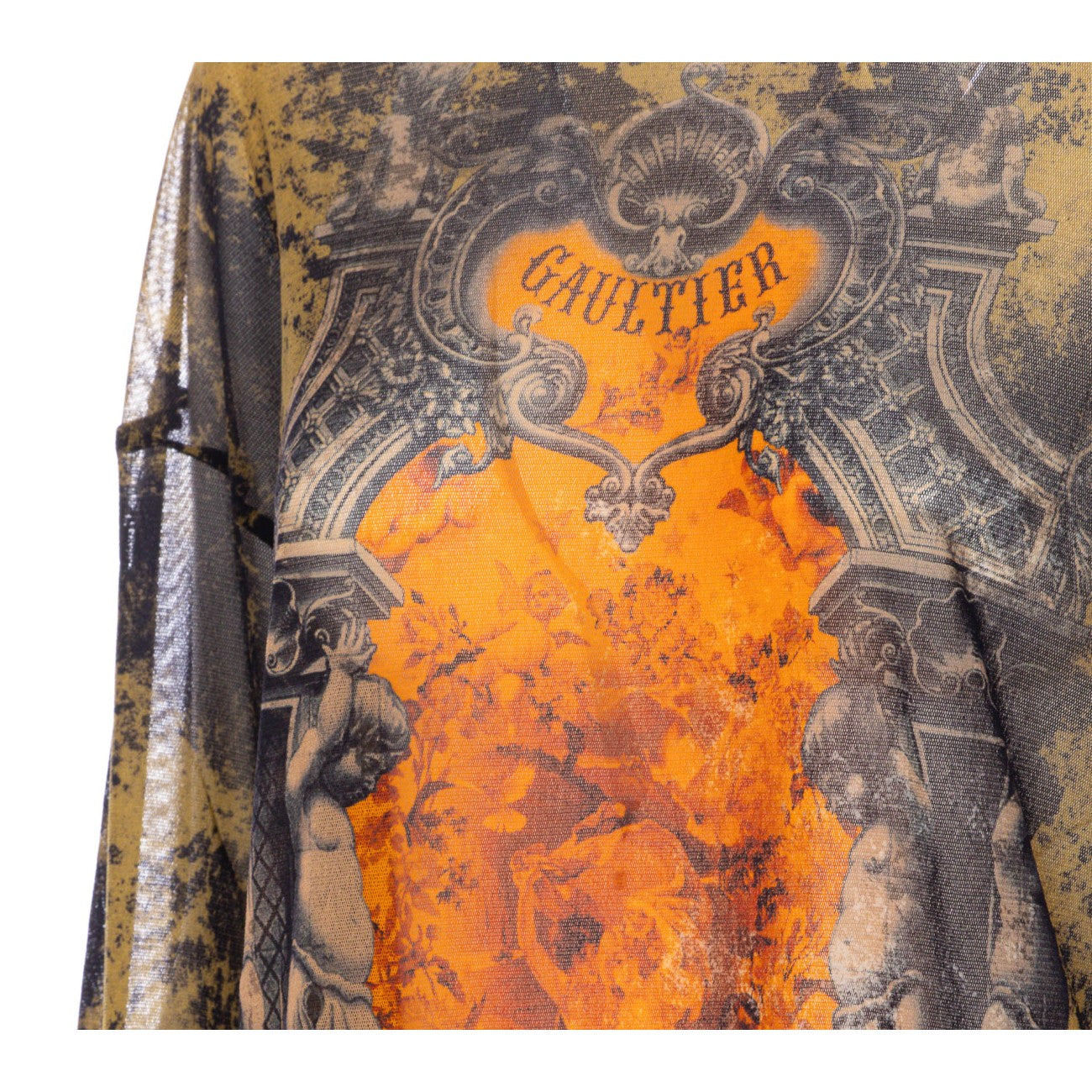 Jean Paul Gaultier Women The Medaillon Print Long Sleeves Top - 3