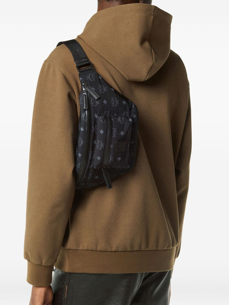 MCM Fursten monogram-pattern belt bag outlook