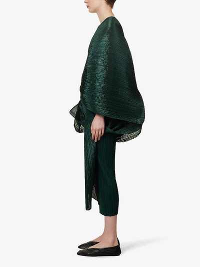 Pleats Please Issey Miyake Basic pleated knitted scarf outlook