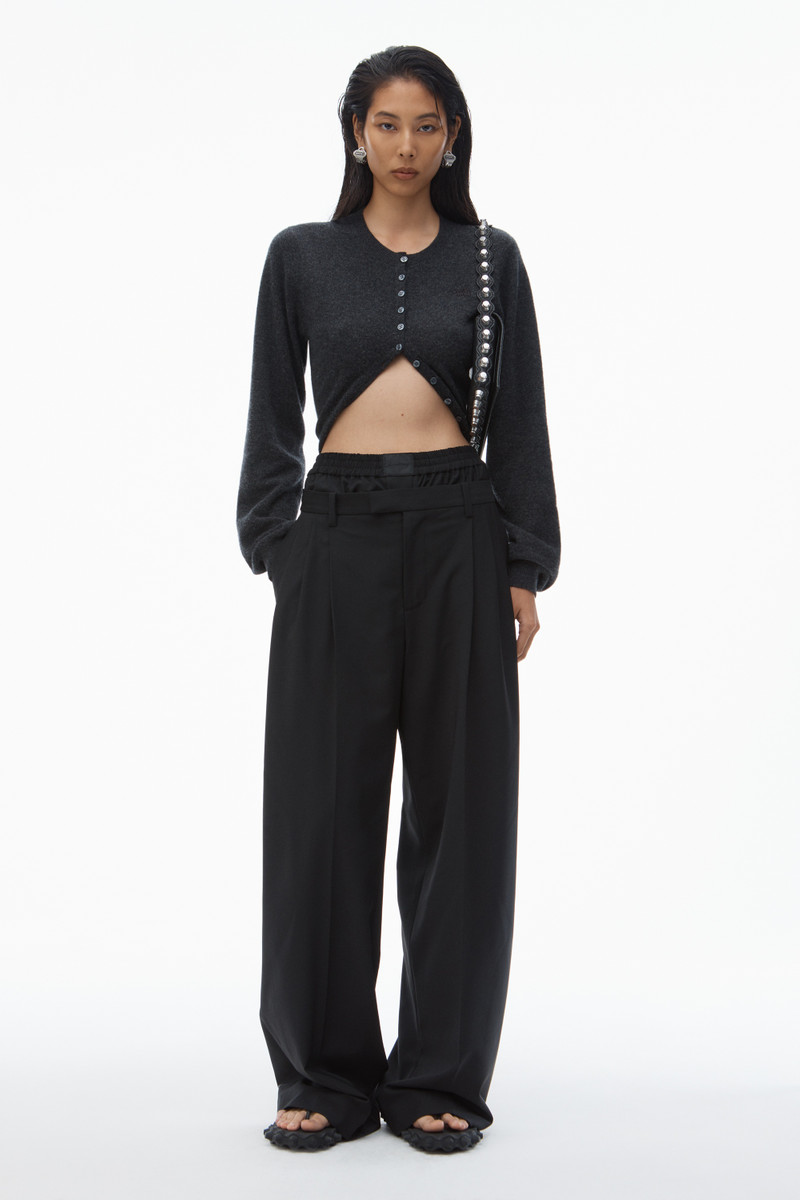 Alexander Wang Pre-Styled Boxer Pleated Trouser outlook