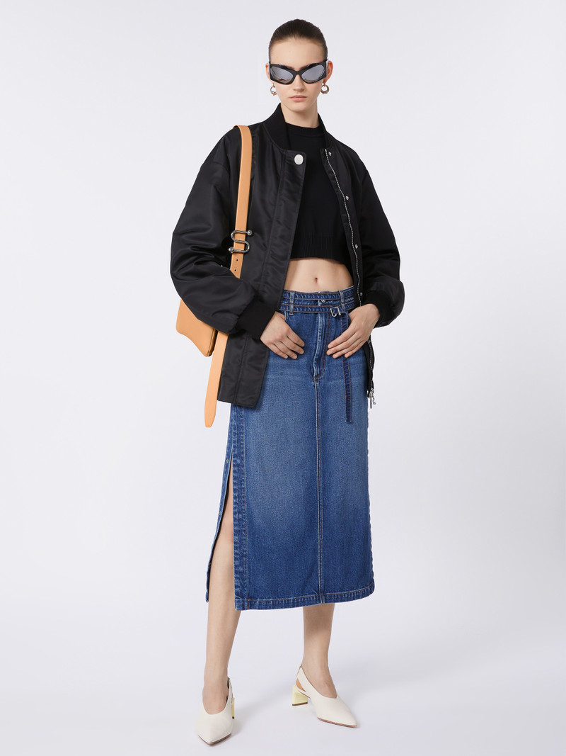 Sportmax BIBLIOS Denim skirt outlook