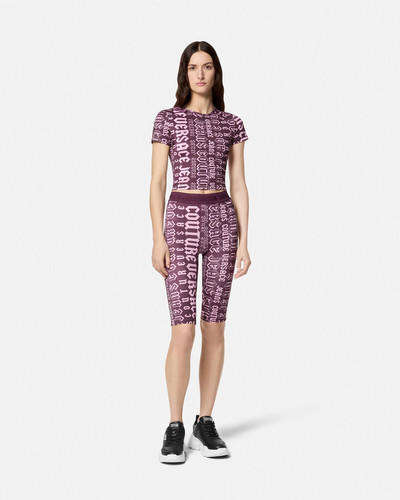 VERSACE JEANS COUTURE Logomania Crop T-Shirt outlook