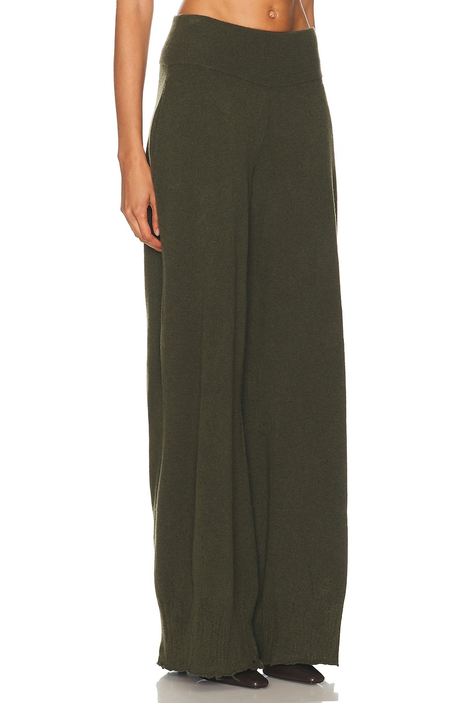 Wool Wide Leg Pant - 2
