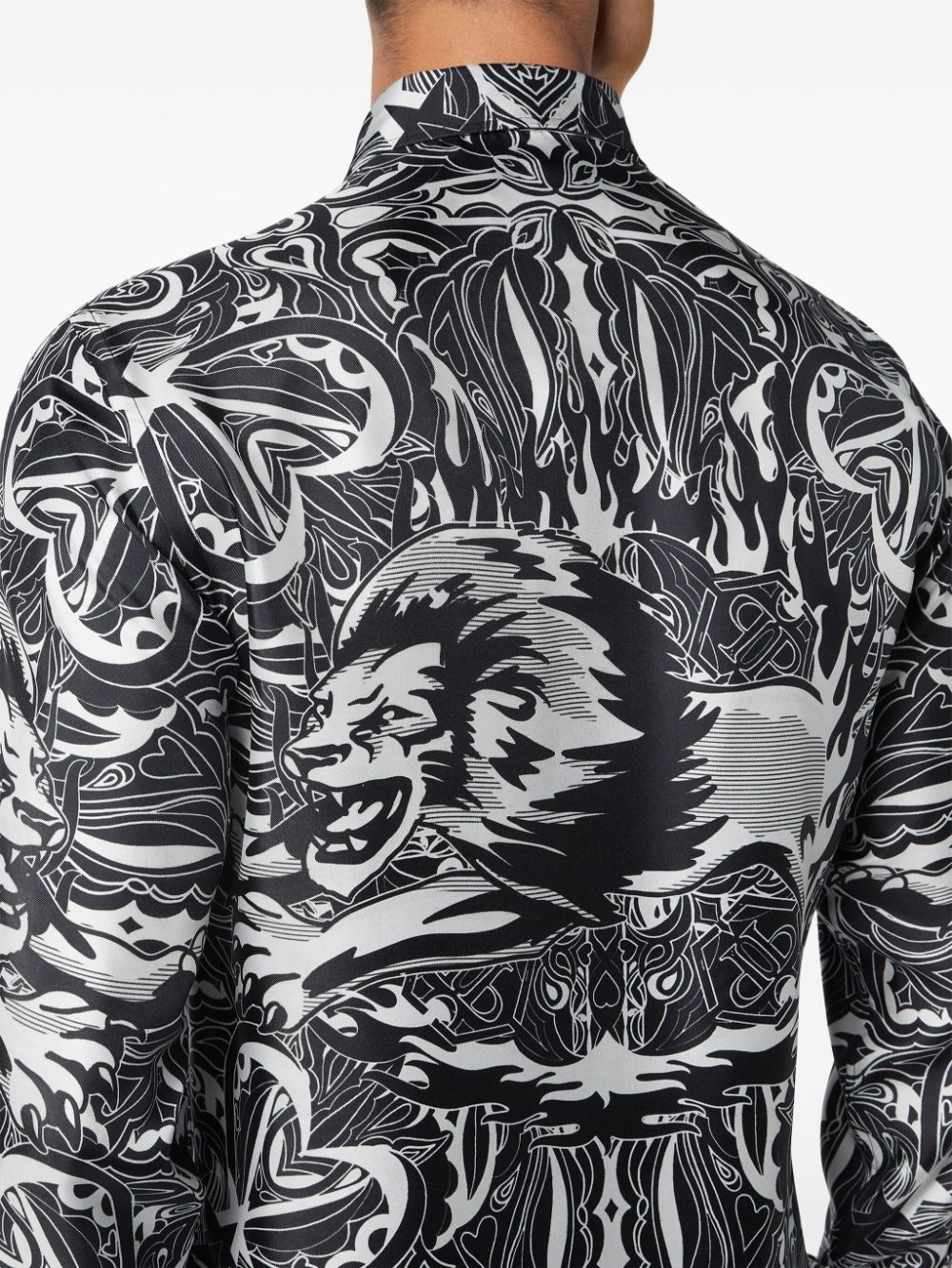 Dandy Lion Circus silk shirt - 5