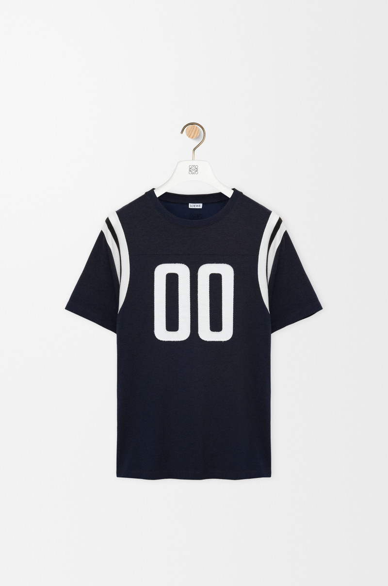 Regular fit T-shirt in cotton and viscose 1