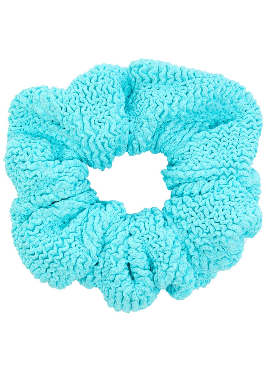 Hunza G Seersucker Scrunchie - 1