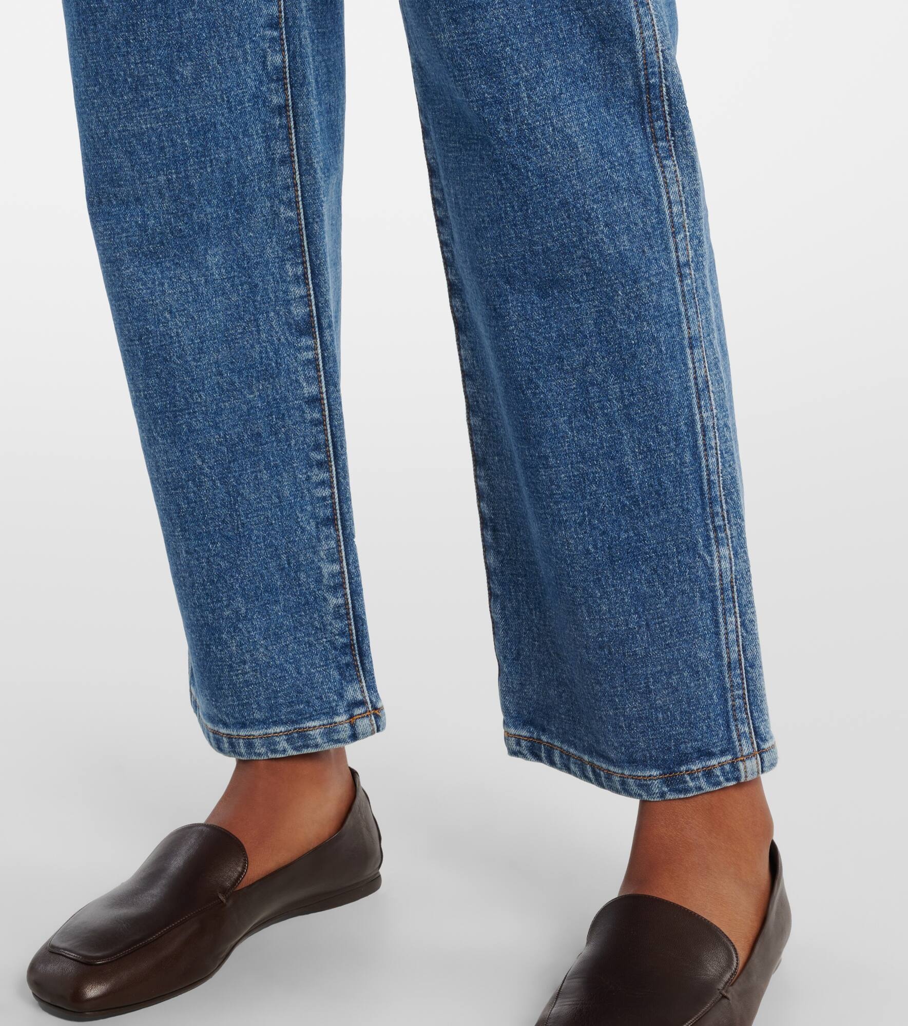 Abigail high-rise straight jeans - 5