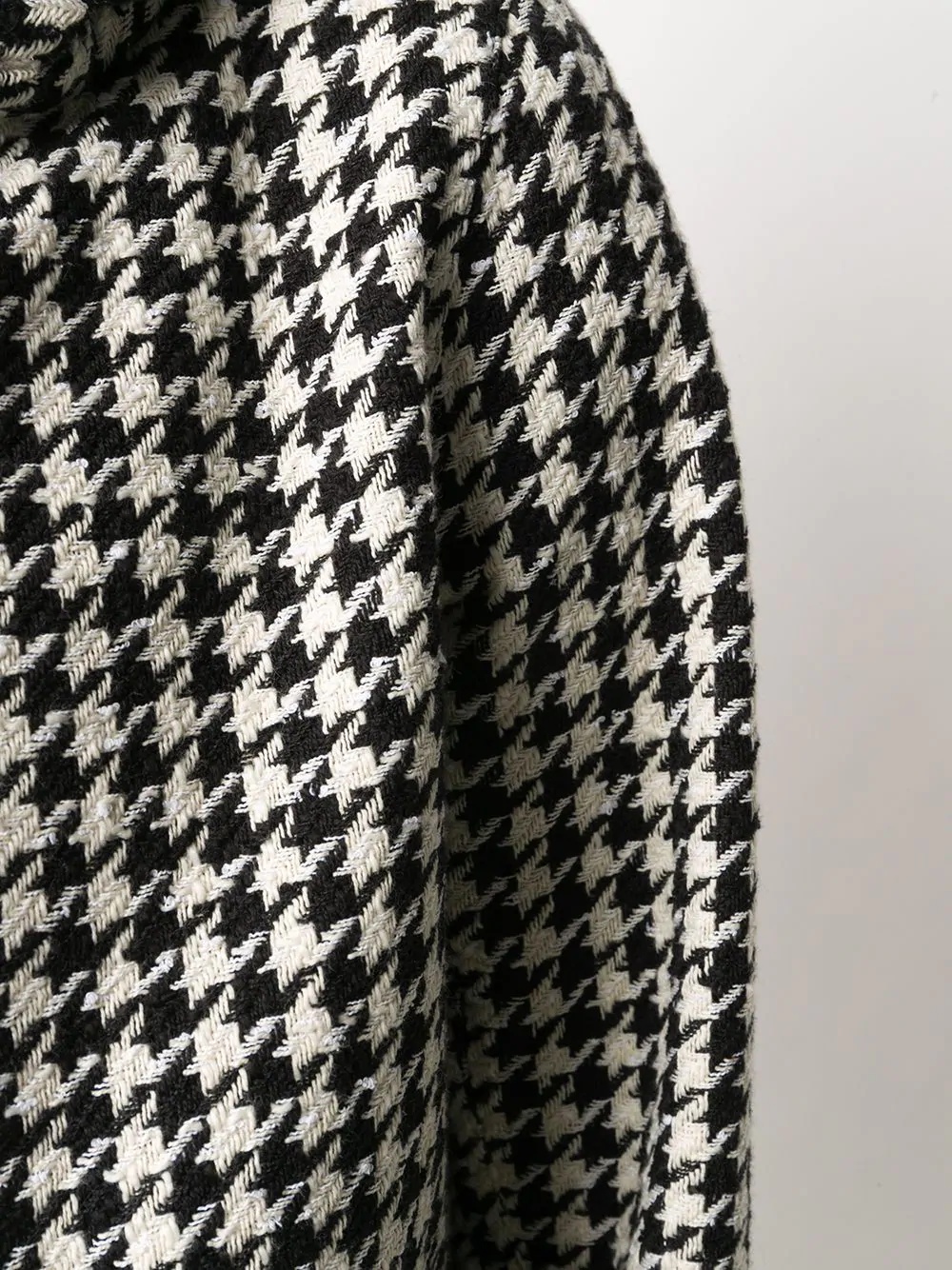 houndstooth hooded jacket - 5