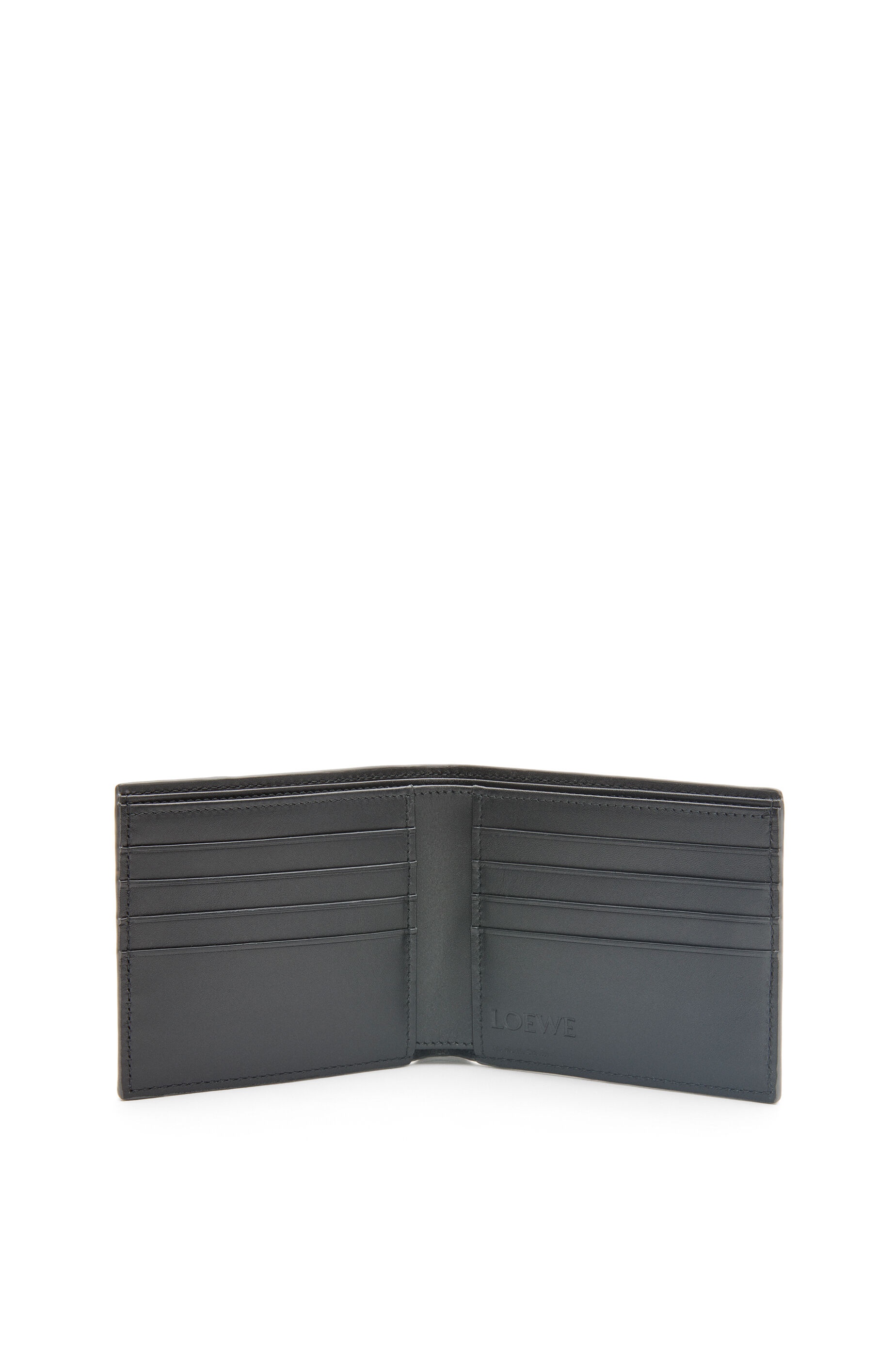 Puzzle stitches bifold wallet in smooth calfskin - 2