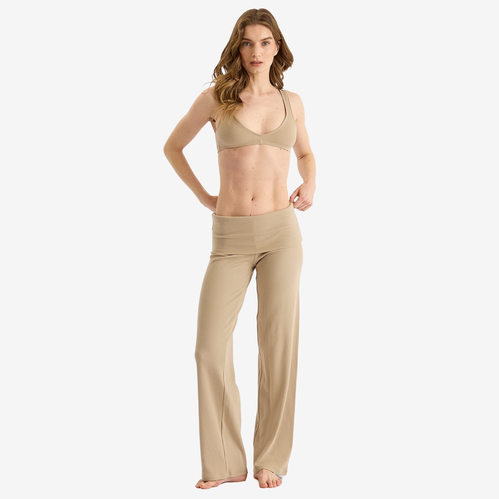 SKIMS Cotton Rib Foldover Legging - 2