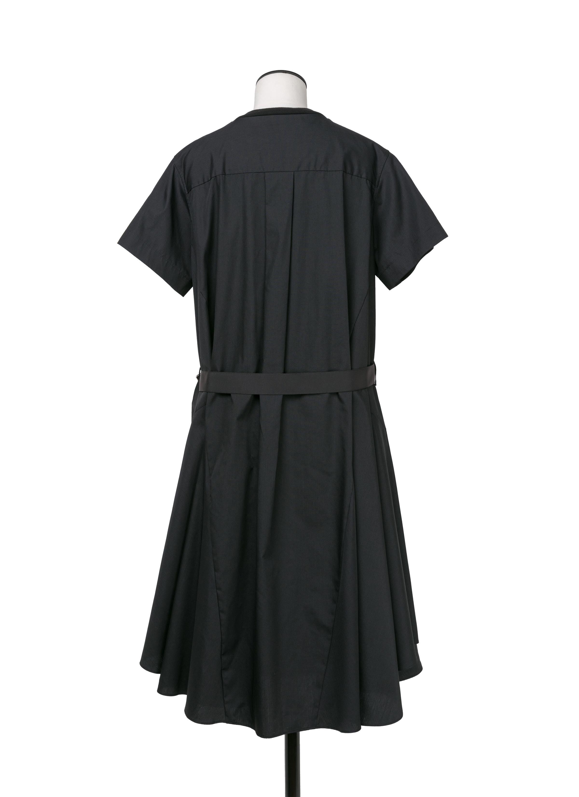 Cotton Poplin x Cotton Jersey Dress - 4