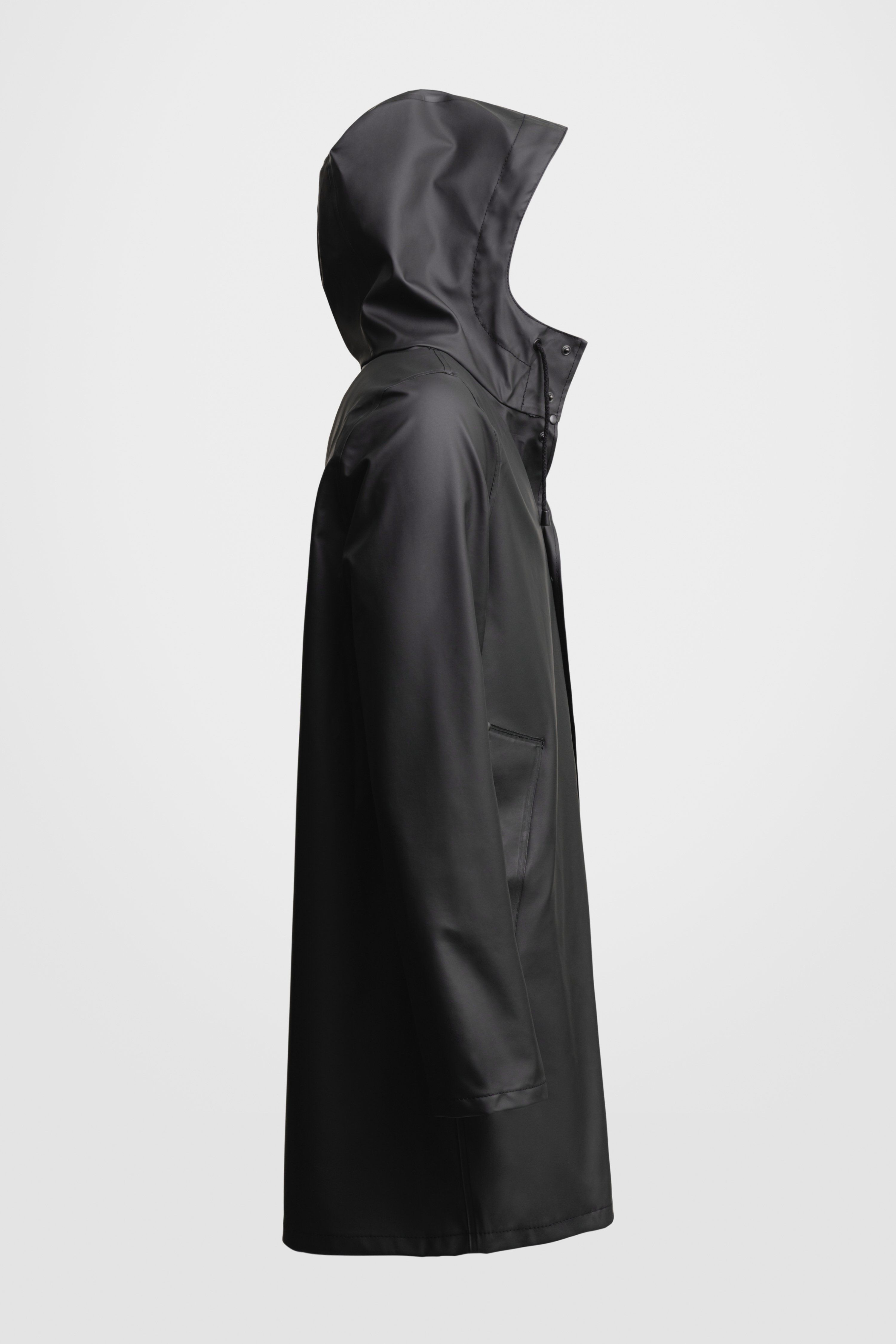 Stockholm Lightweight Raincoat Black - 6