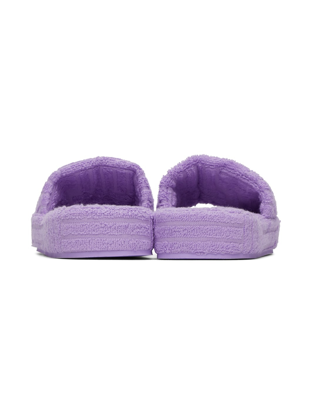 Purple Resort Sponge Flat Sandals - 4