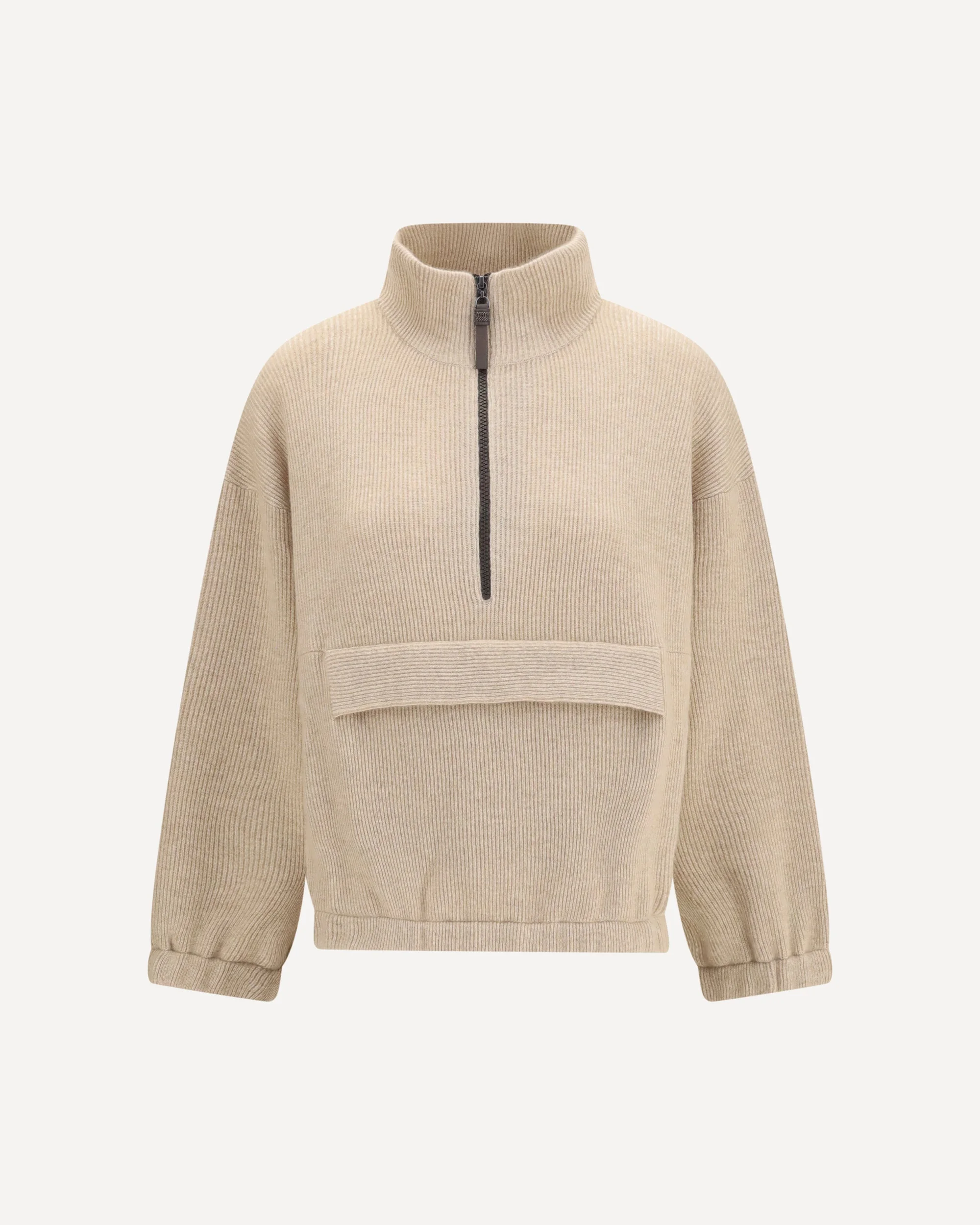 Cashmere half-zip Sweater - 1