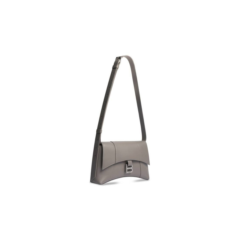 BALENCIAGA Women's Downtown Xs Shoulder Bag  in Grey outlook