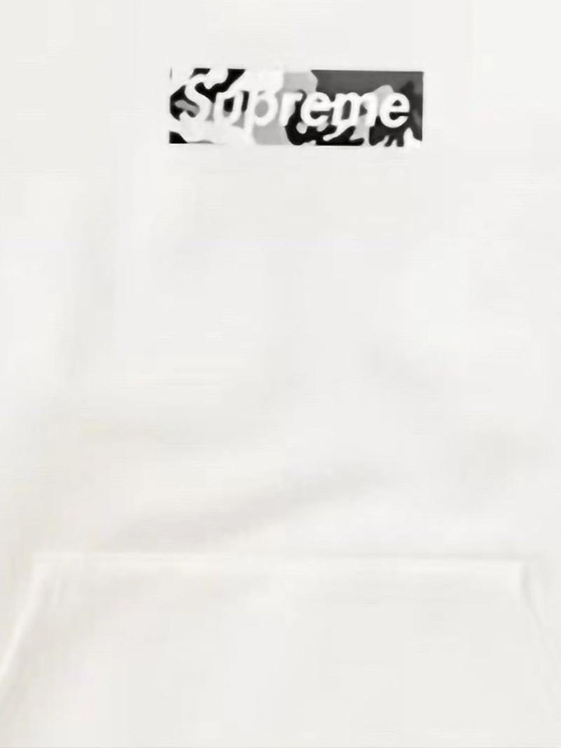 Supreme Miami box logo "SS25 - White" hoodie outlook
