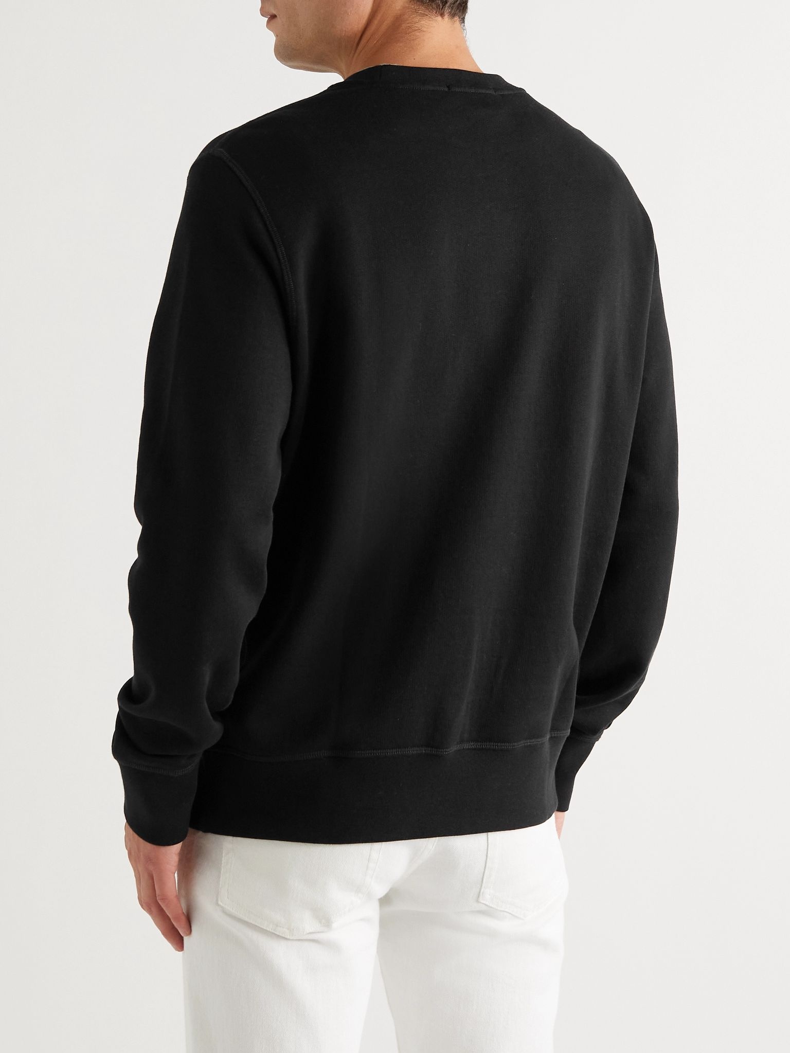 Cotton-Blend Jersey Sweatshirt - 4