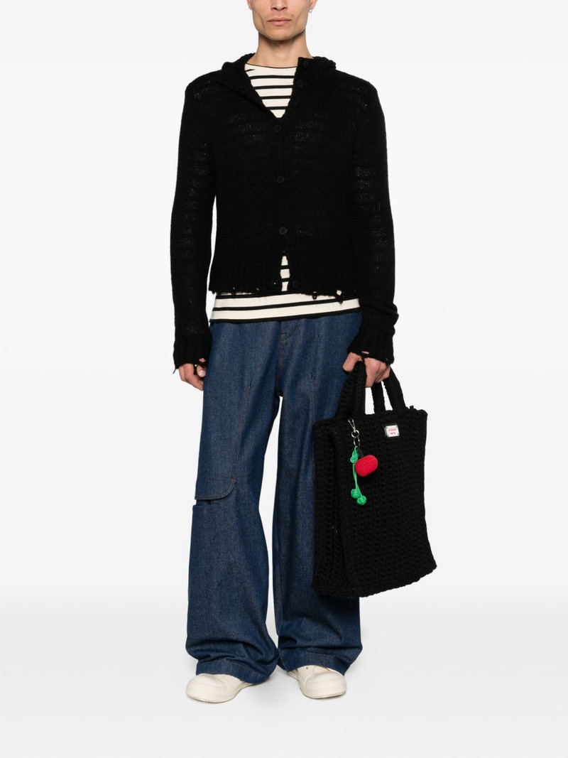 CHARLES JEFFREY LOVERBOY ear-detail hoodie outlook