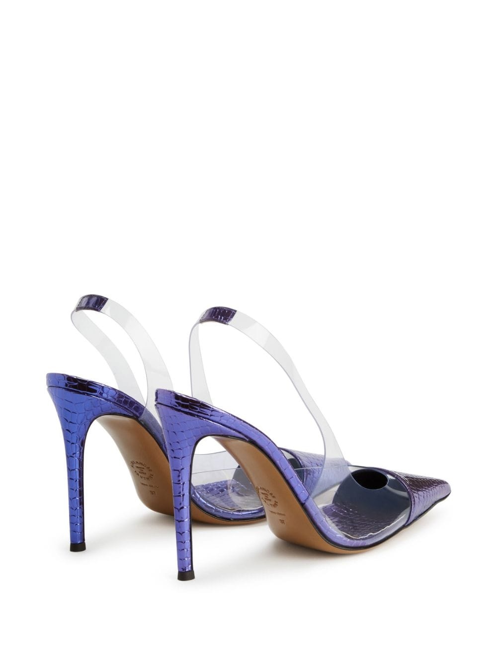 105mm metallic-finish pumps - 3