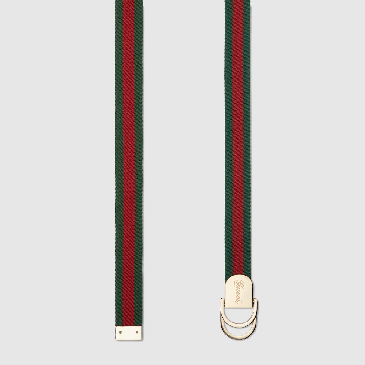 Web canvas belt with Gucci buckle - 2