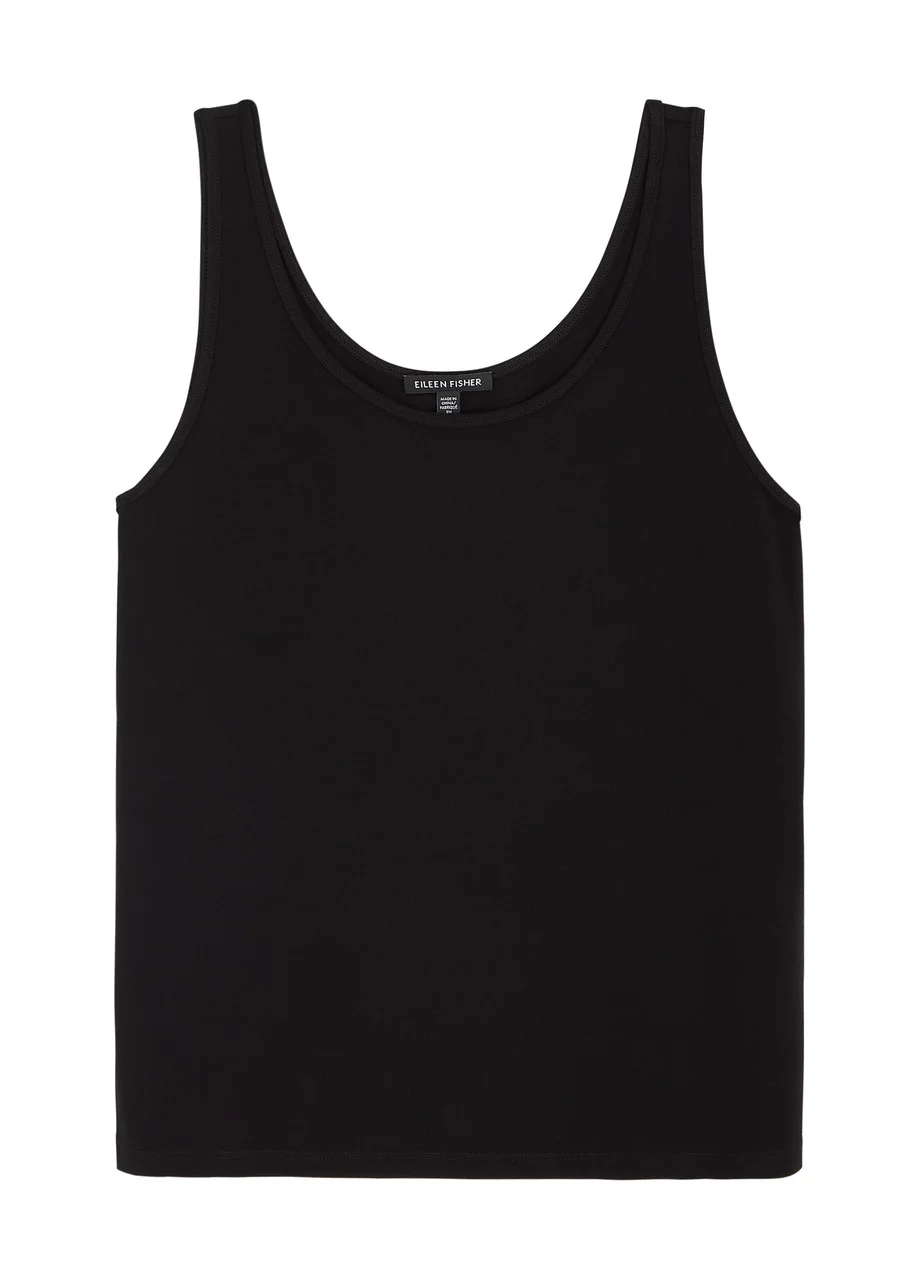 Eileen Fisher Silk-jersey Tank - 1