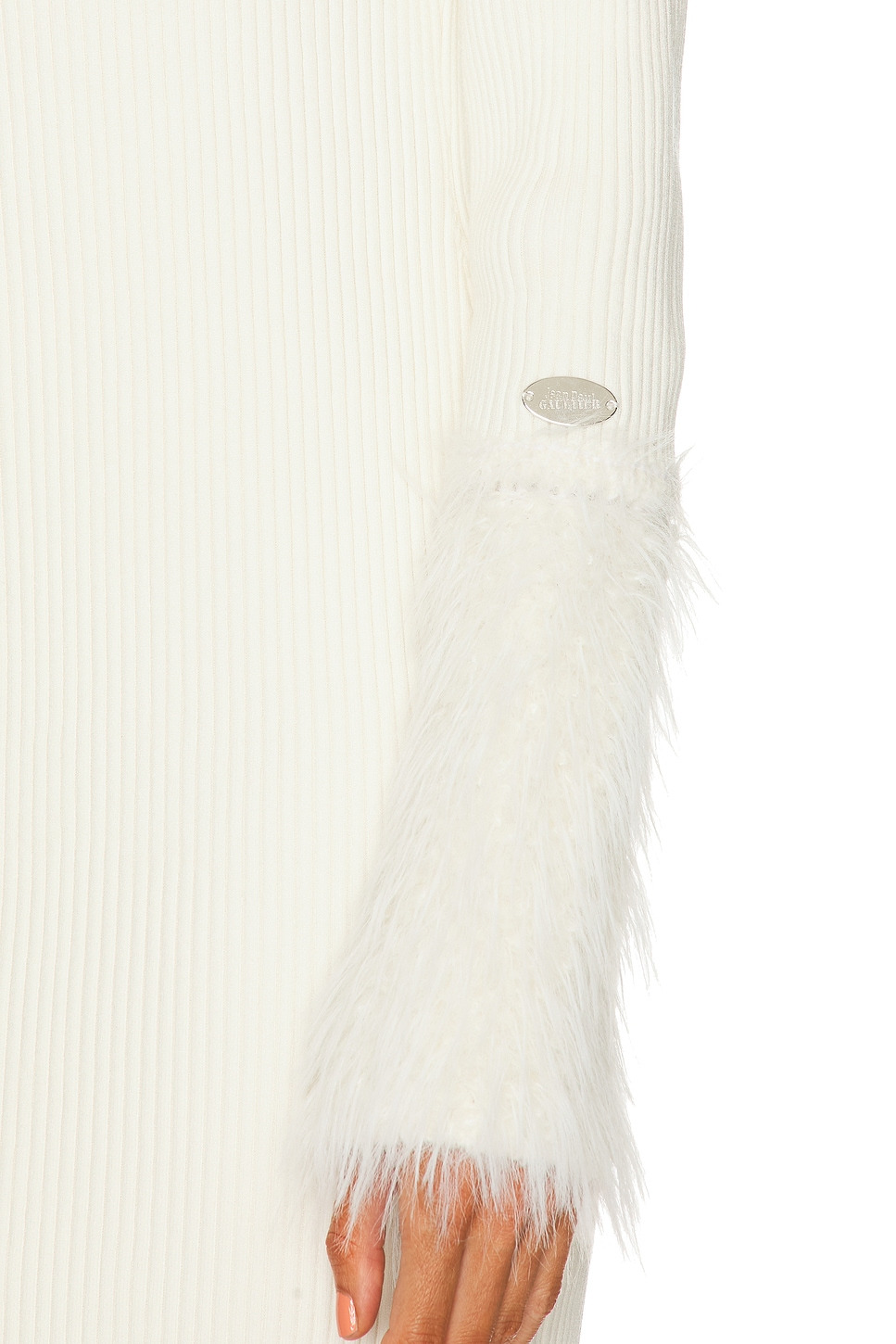 Ribbed Hairy Long Dress - 5