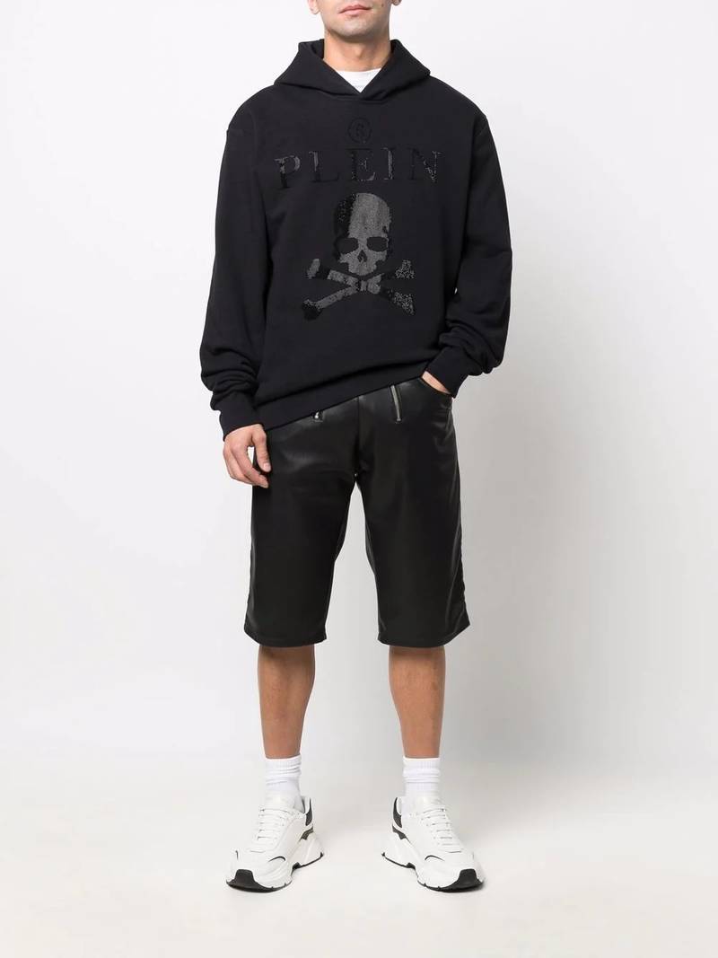 PHILIPP PLEIN Crystal Skull pullover hoodie outlook