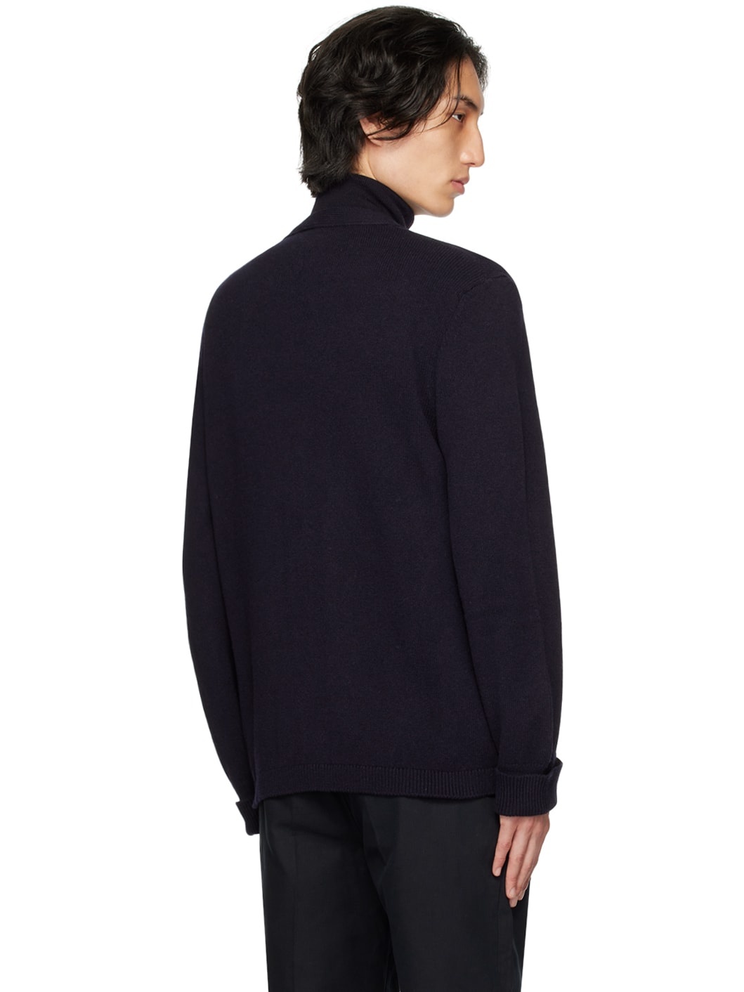 Navy Arthur Cardigan - 3