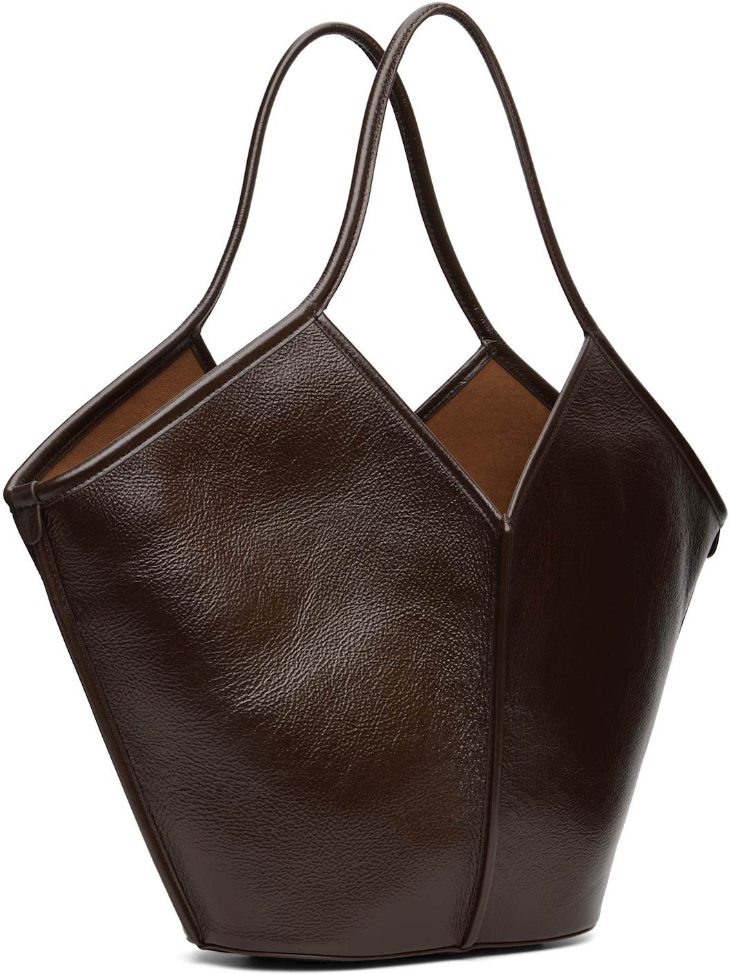 Brown Calella Distressed Tote - 3