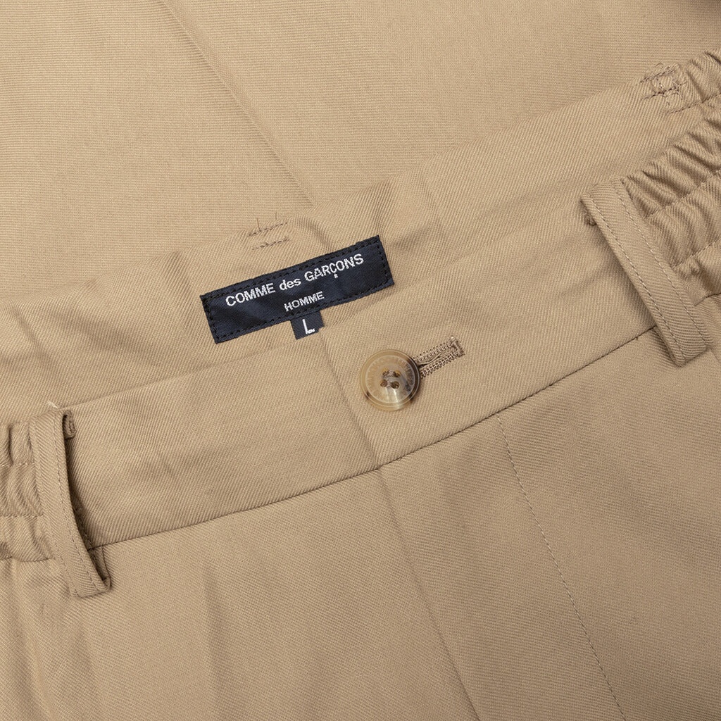 DOUBLE WEAVE PANT - BEIGE - 3