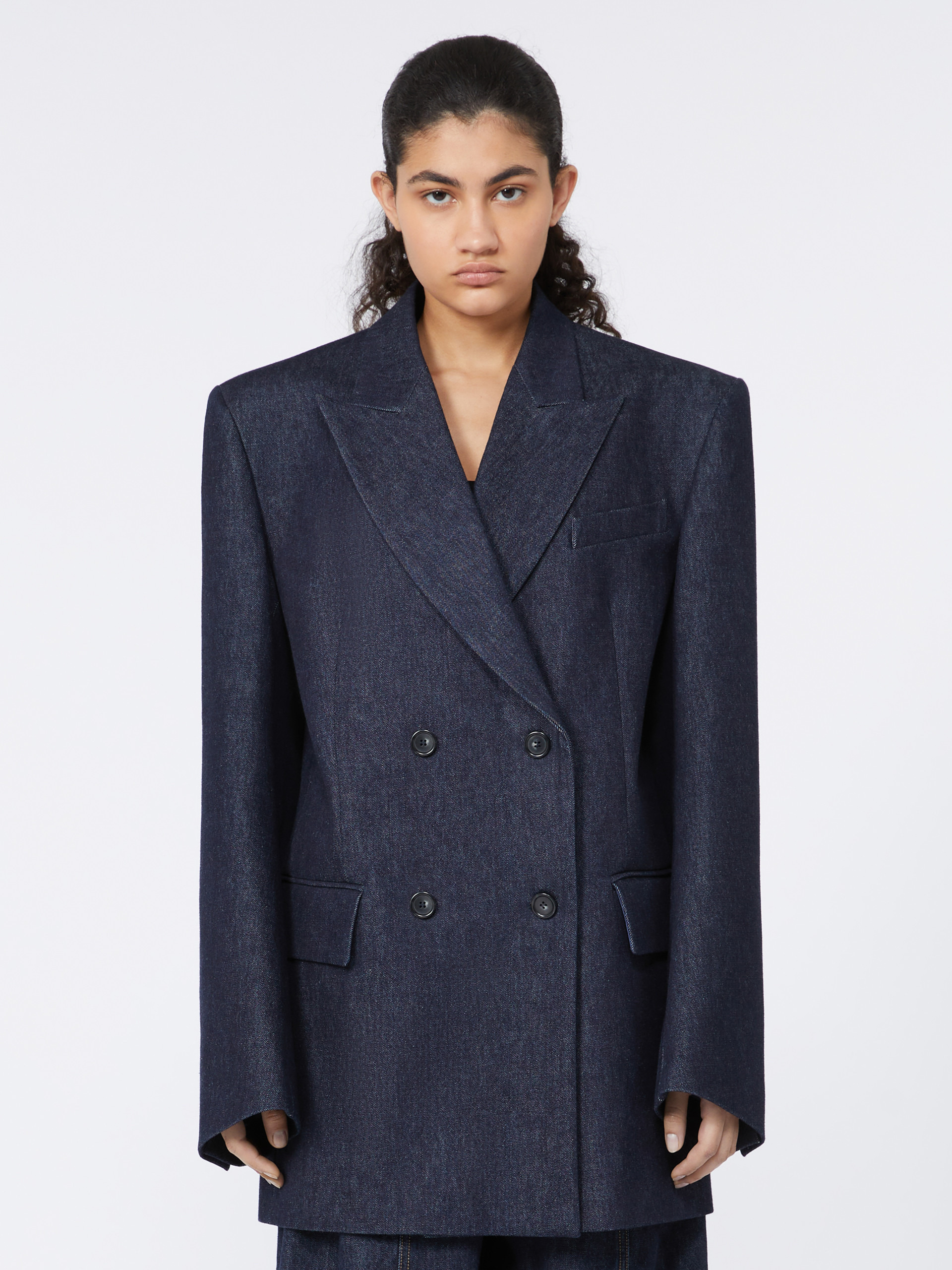 ANCELLA1234 Comfort-fit denim blazer - RUNWAY - 3