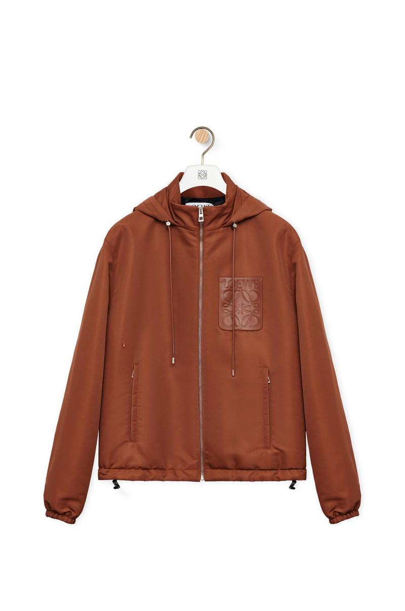 Hooded padded jacket in nylon 1